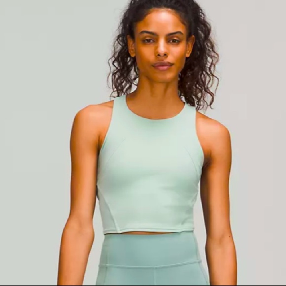 Lululemon Invigorate Training Tank Top - Silver Blue